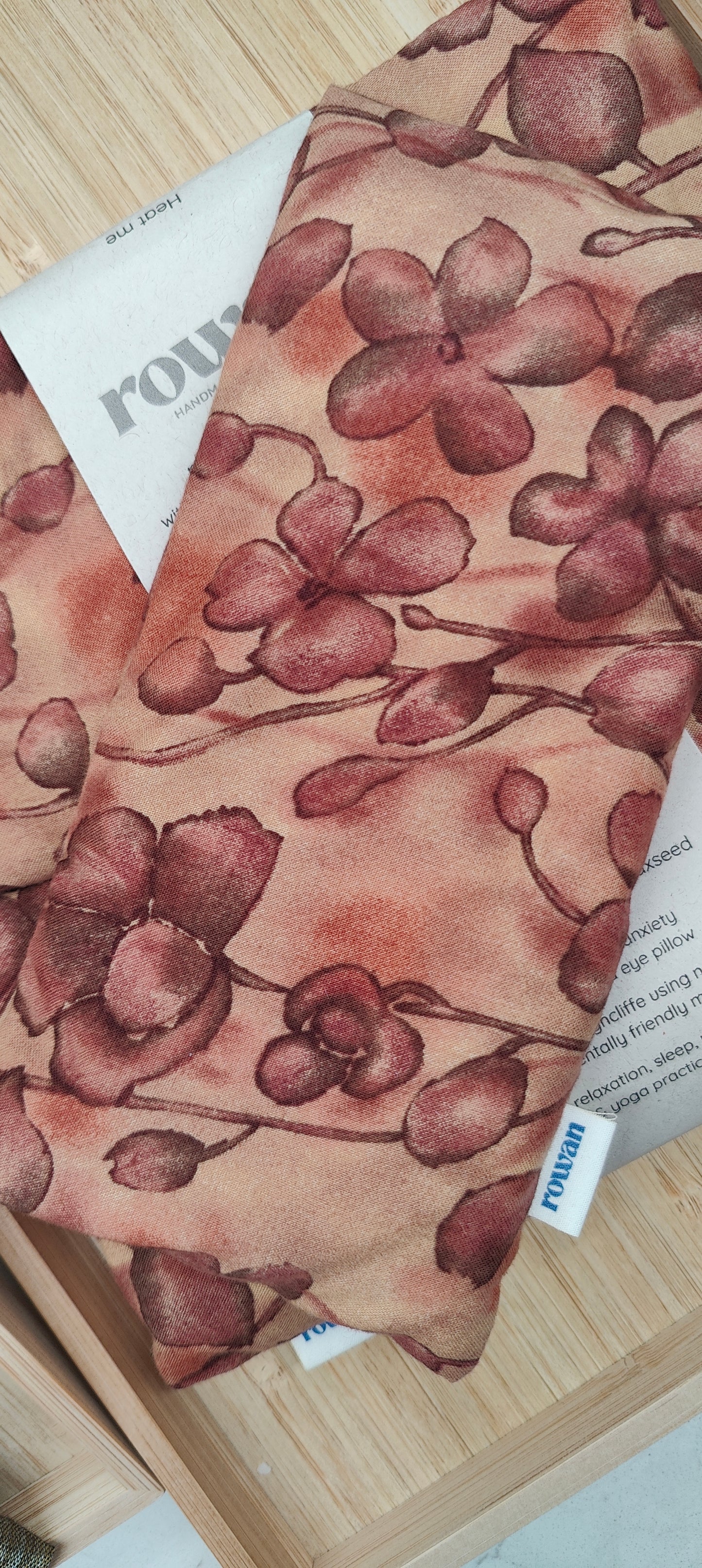 Cotton Eye Pillow with Lavender Botanicals