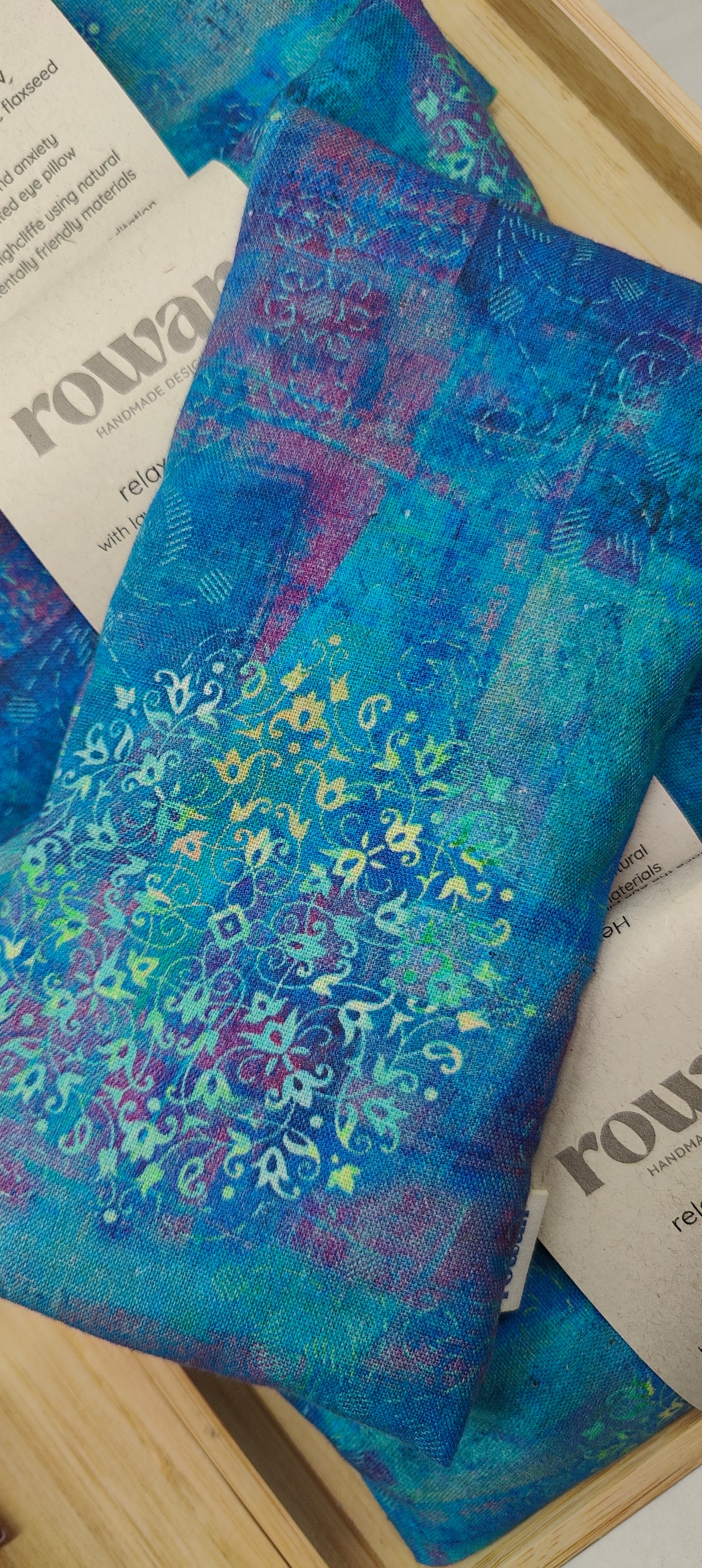 Cotton Eye Pillow with Lavender Botanicals