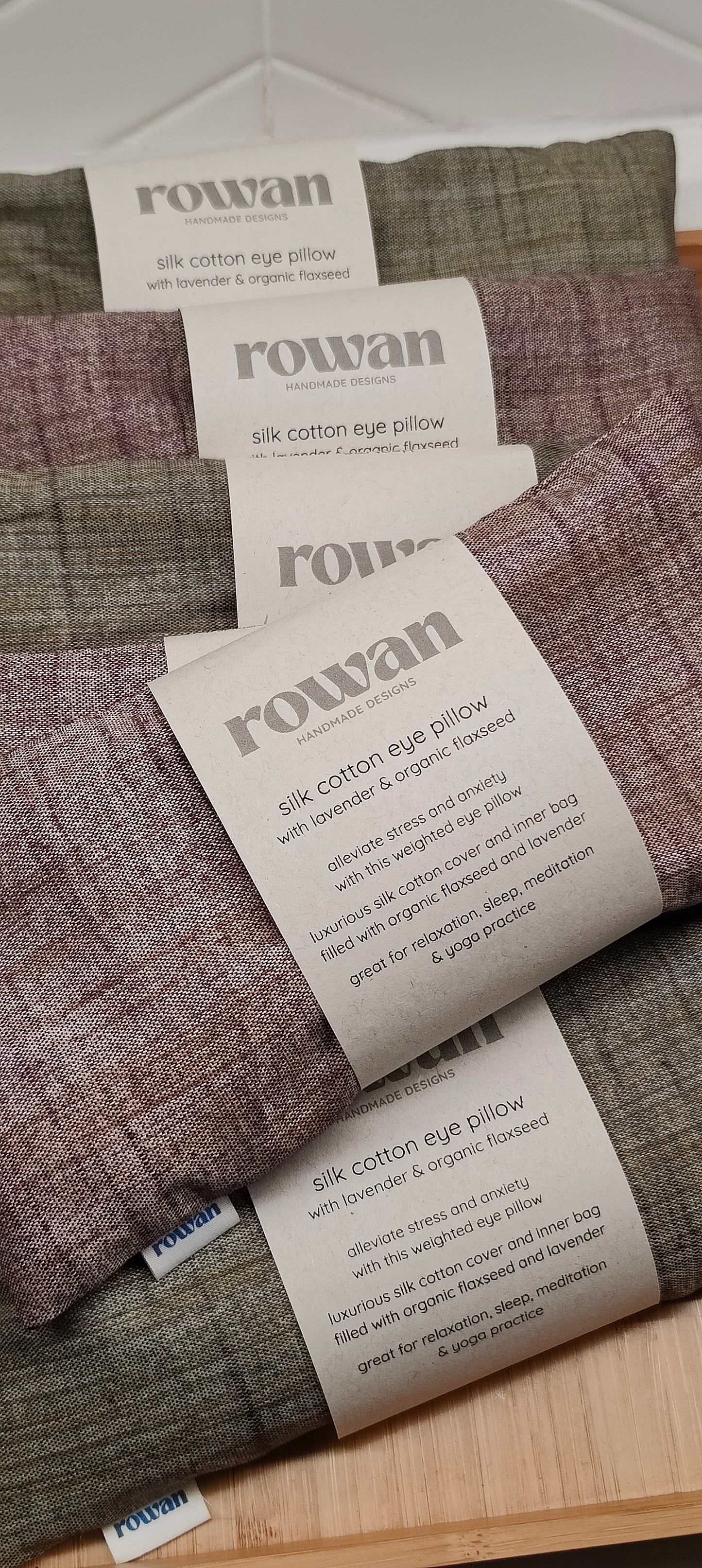 Silk Cotton Eye Pillow with Lavender Botanicals